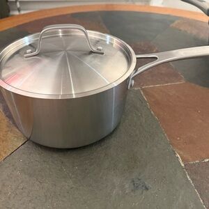Sur La Table Stainless Steel Saucepan in Silver